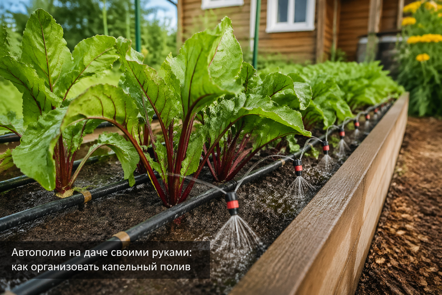 Автополив на даче своими руками: как организовать капельный полив