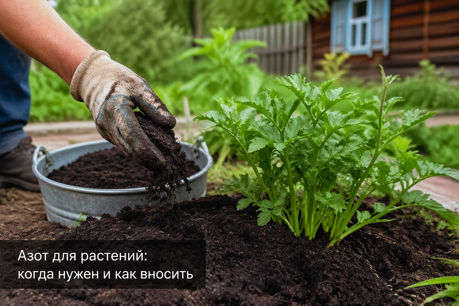 Азот для растений: когда нужен и как вносить