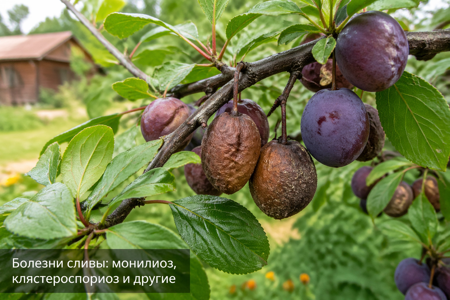 Болезни сливы: монилиоз, клястероспориоз и другие