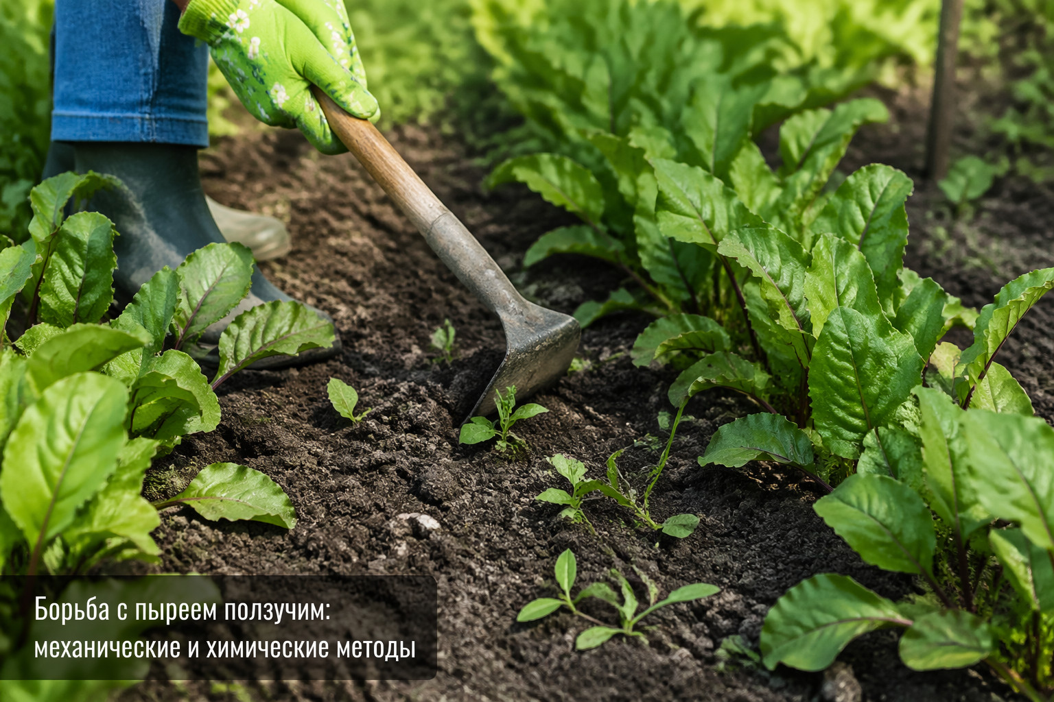 Борьба с пыреем ползучим: механические и химические методы