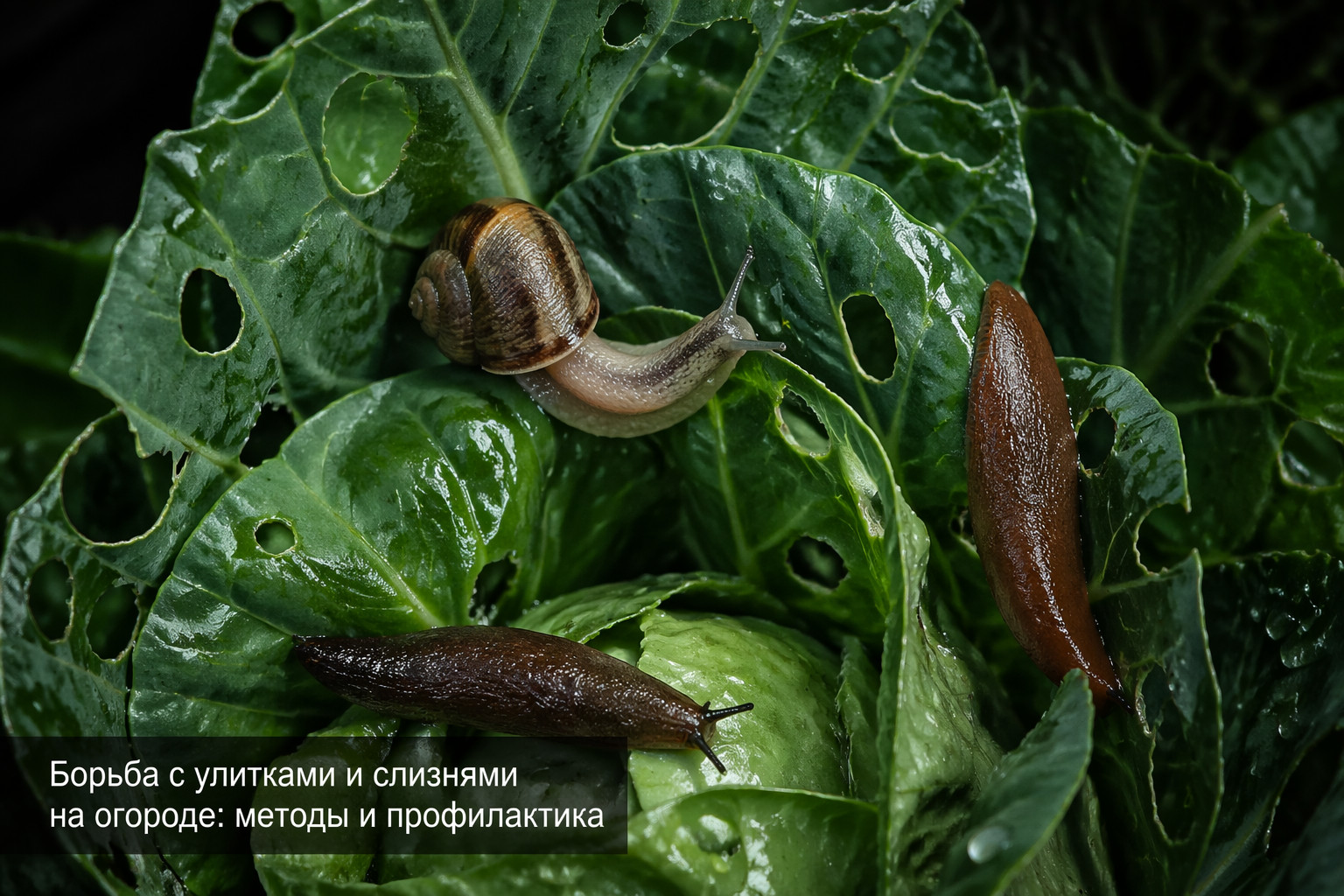 Борьба с улитками и слизнями на огороде: методы и профилактика