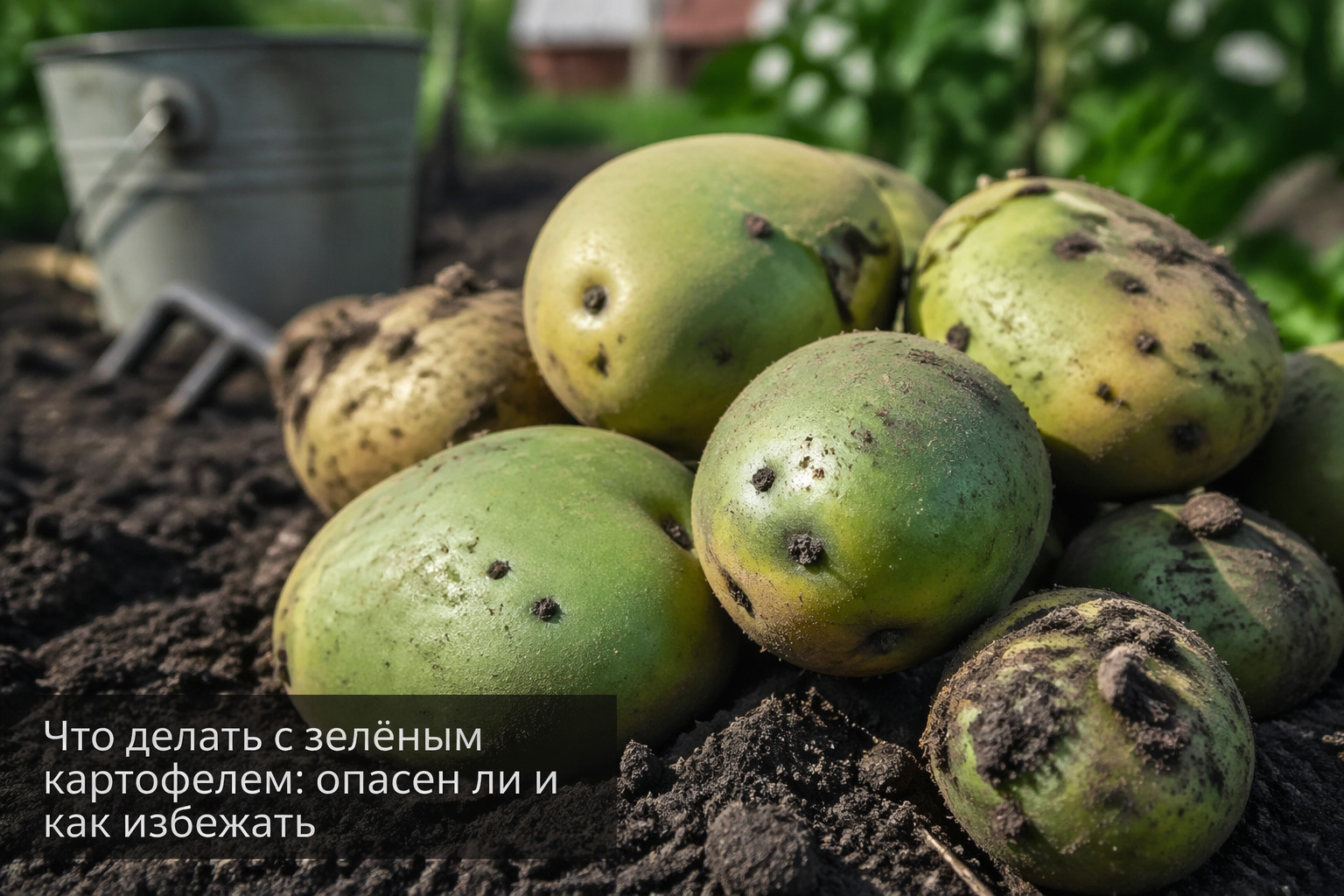 Что делать с зелёным картофелем: опасен ли и как избежать