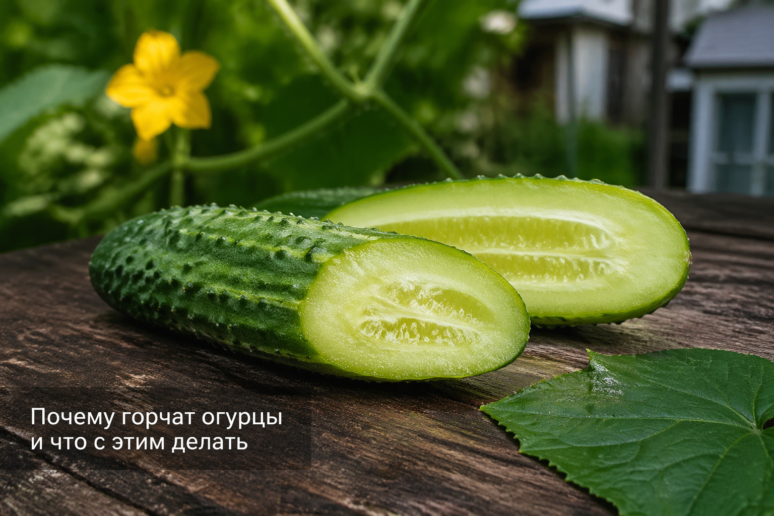 Почему горчат огурцы и что с этим делать