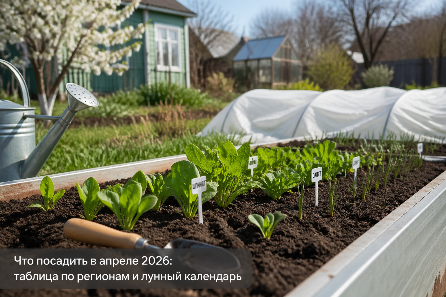 Что посадить в апреле 2026: таблица по регионам и лунный календарь