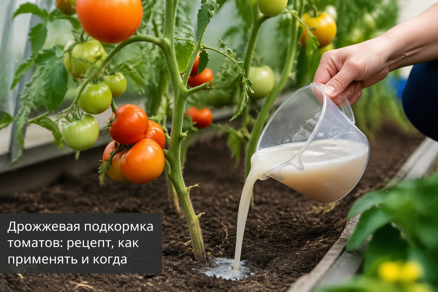 Дрожжевая подкормка томатов: рецепт, как применять и когда