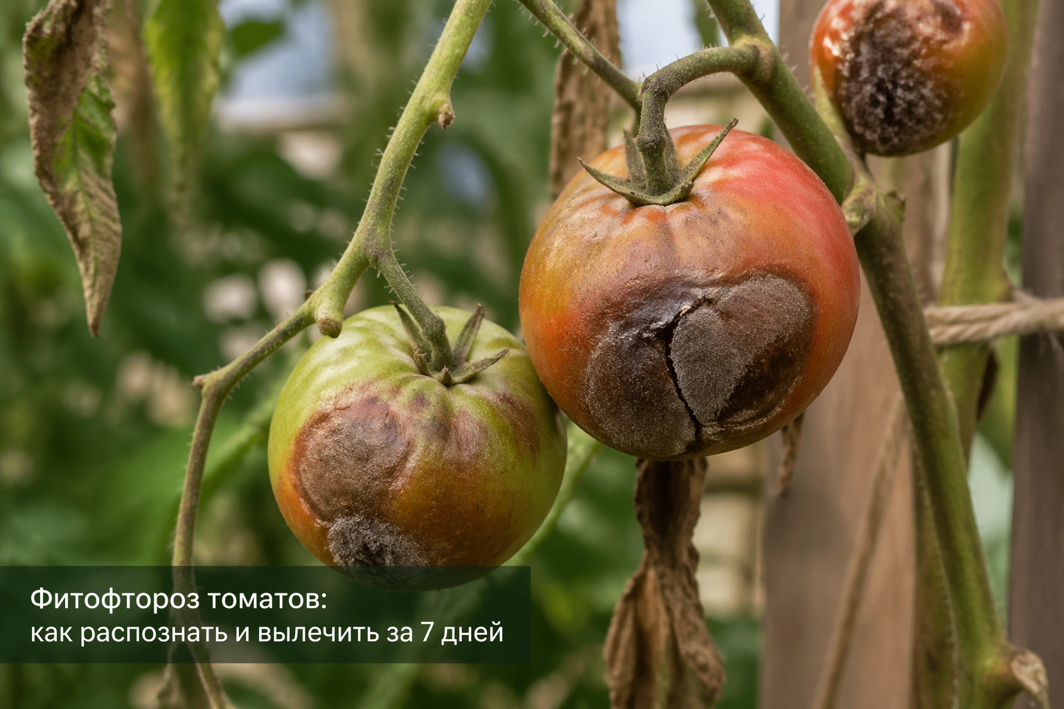 Фитофтороз томатов: как распознать и вылечить за 7 дней