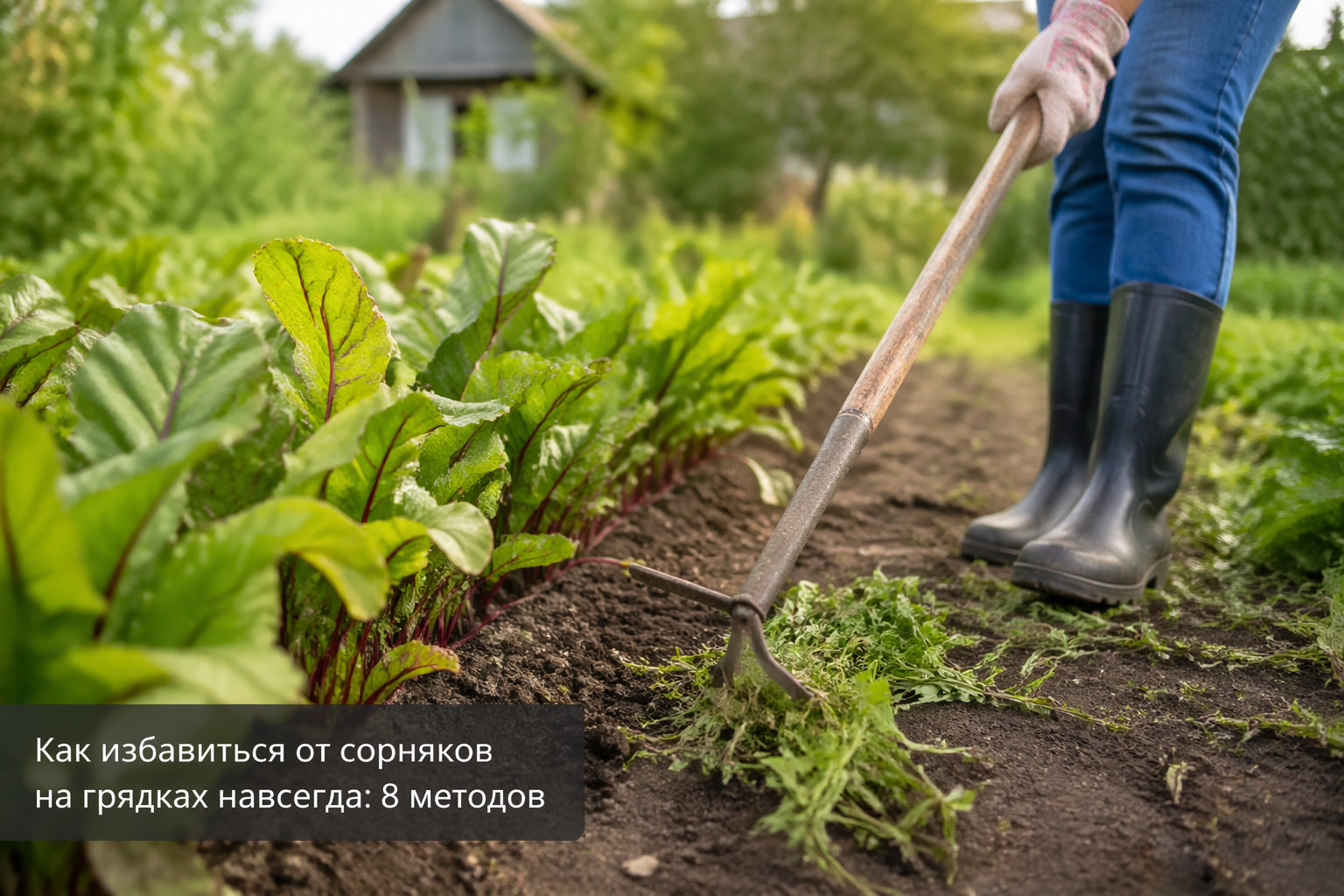 Как избавиться от сорняков на грядках навсегда: 8 методов