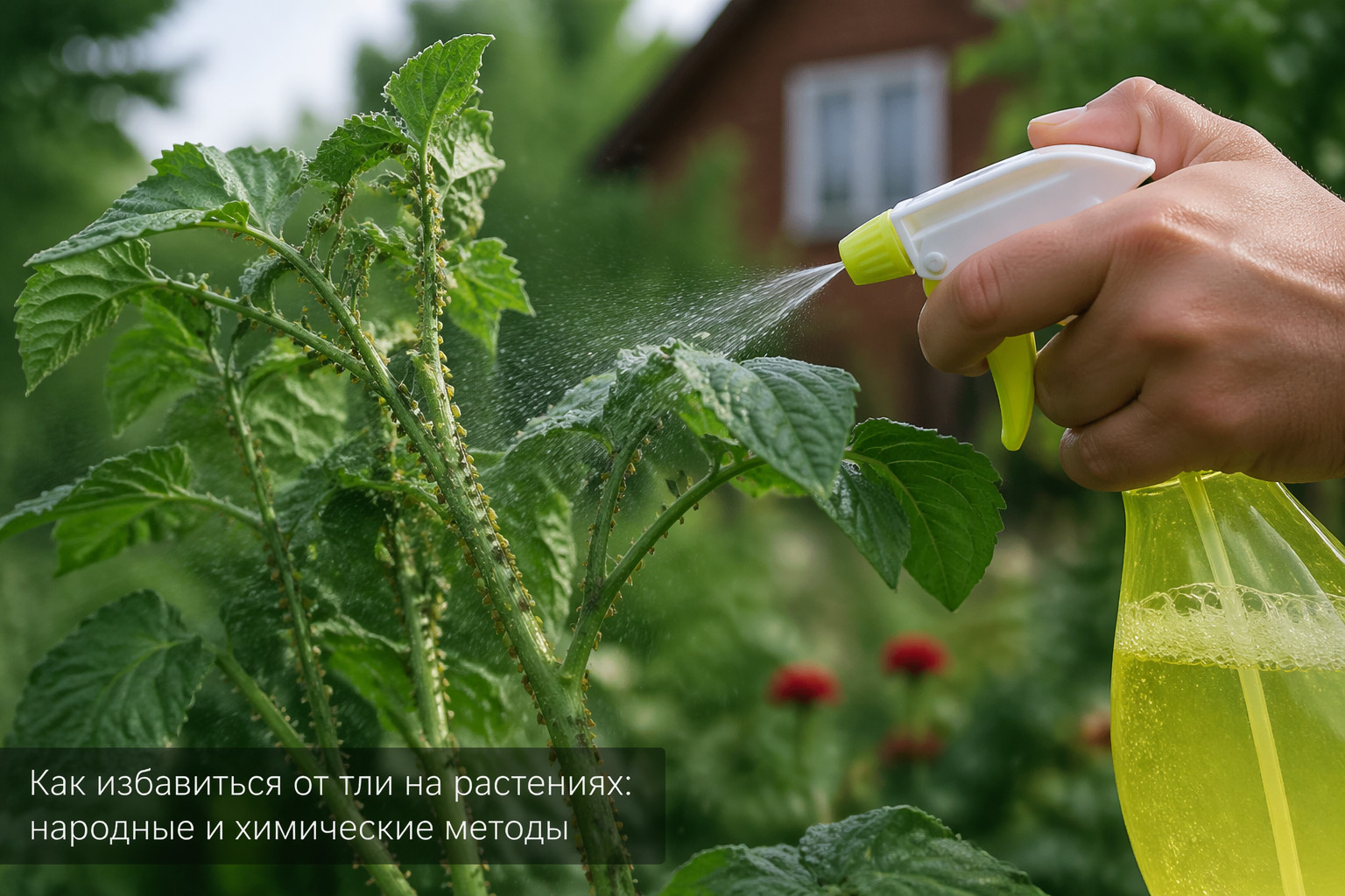 Как избавиться от тли на растениях: народные и химические методы
