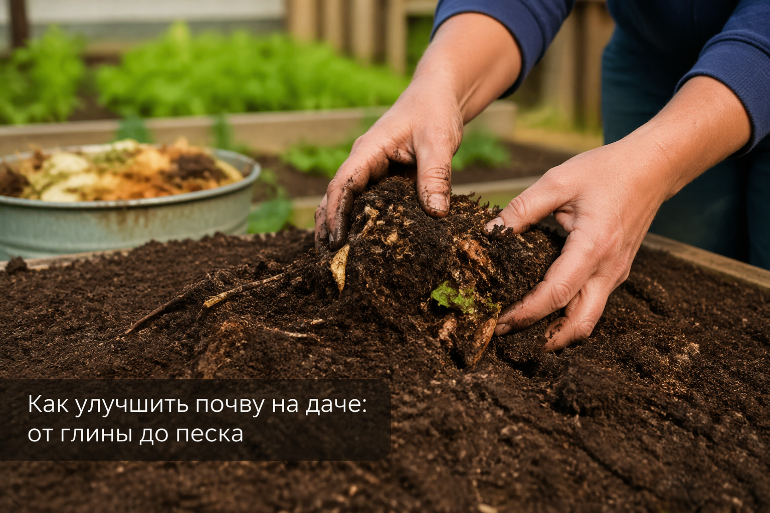 Как улучшить почву на даче: от глины до песка