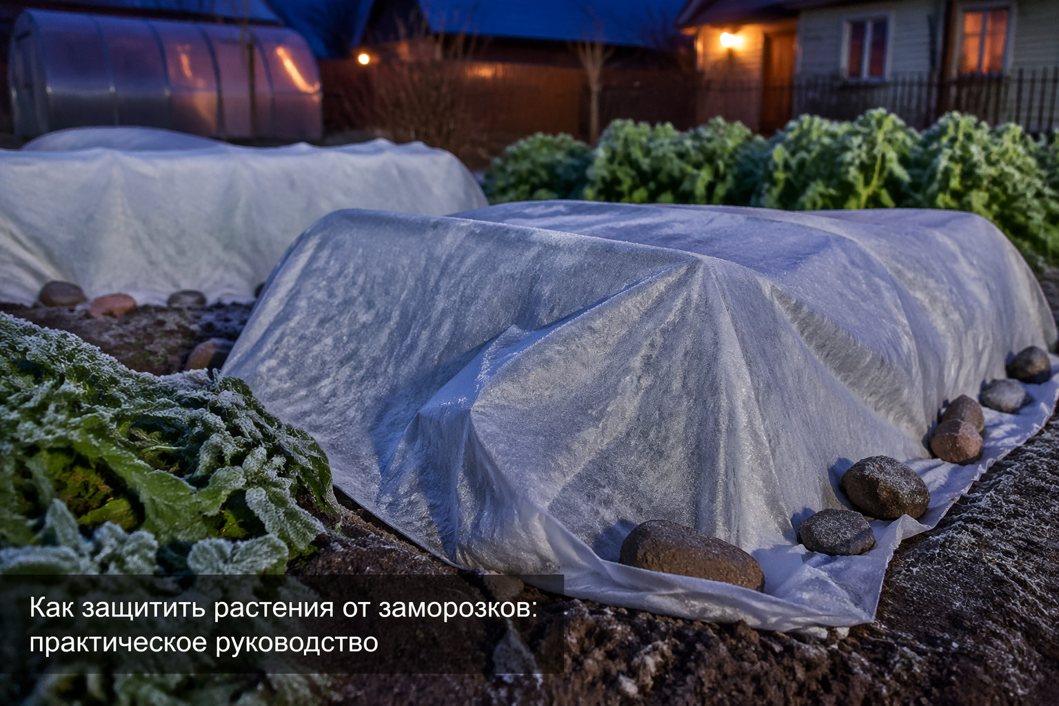Как защитить растения от заморозков: практическое руководство