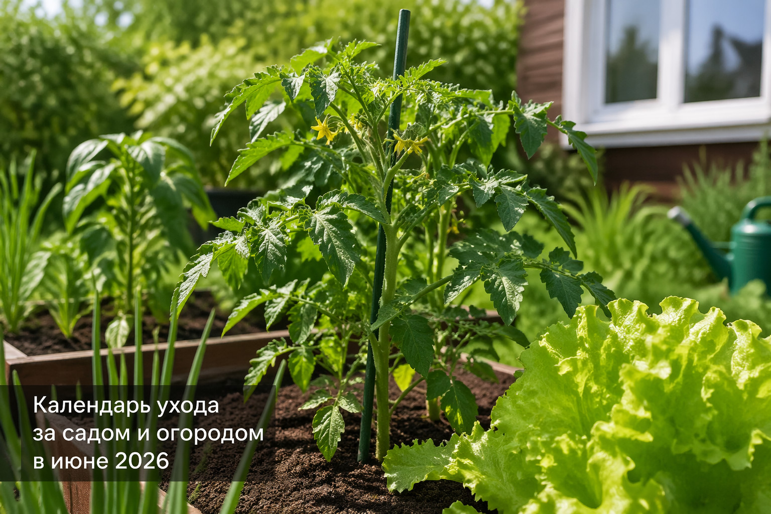 Календарь ухода за садом и огородом в июне 2026