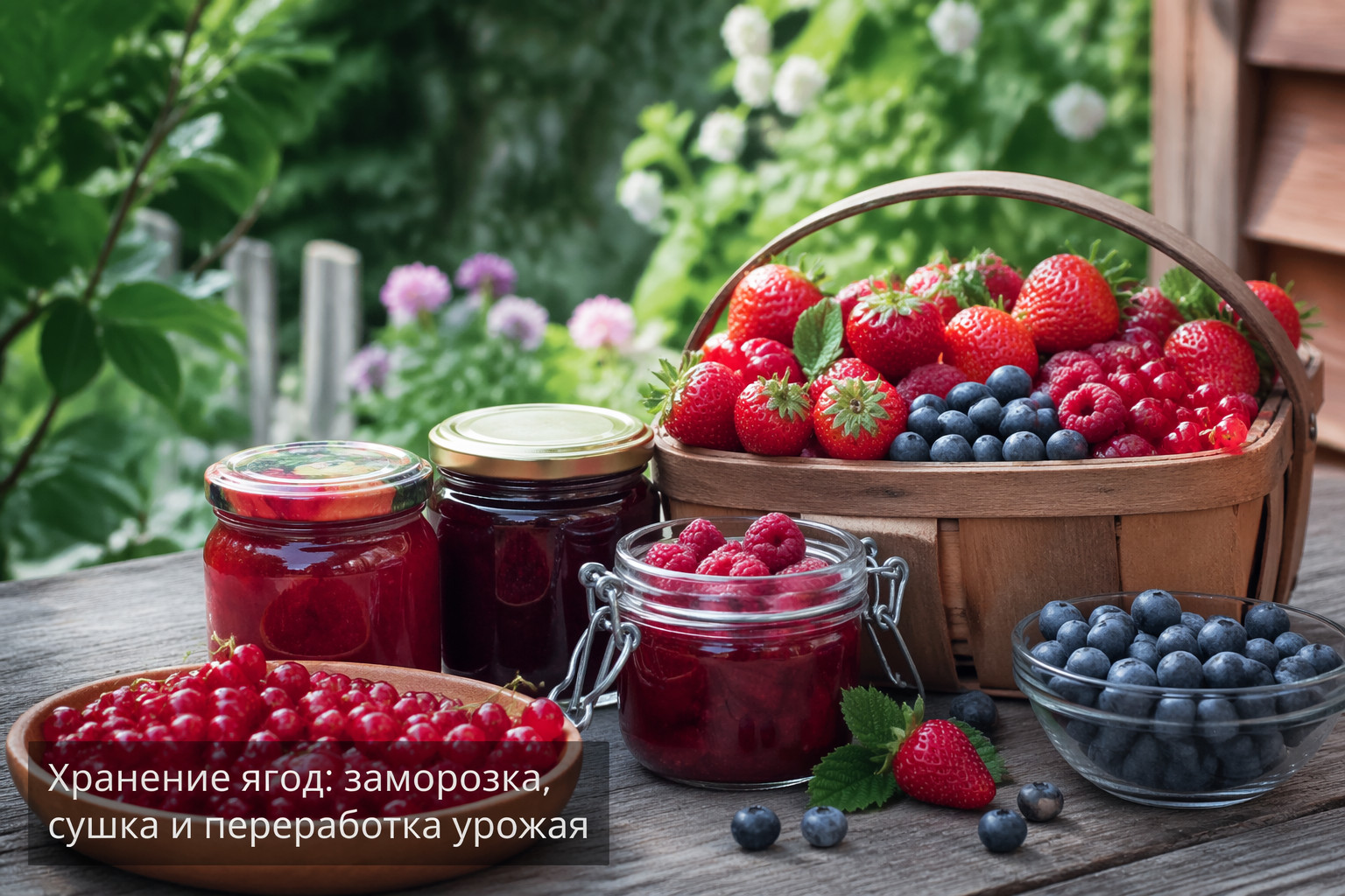 Хранение ягод: заморозка, сушка и переработка урожая