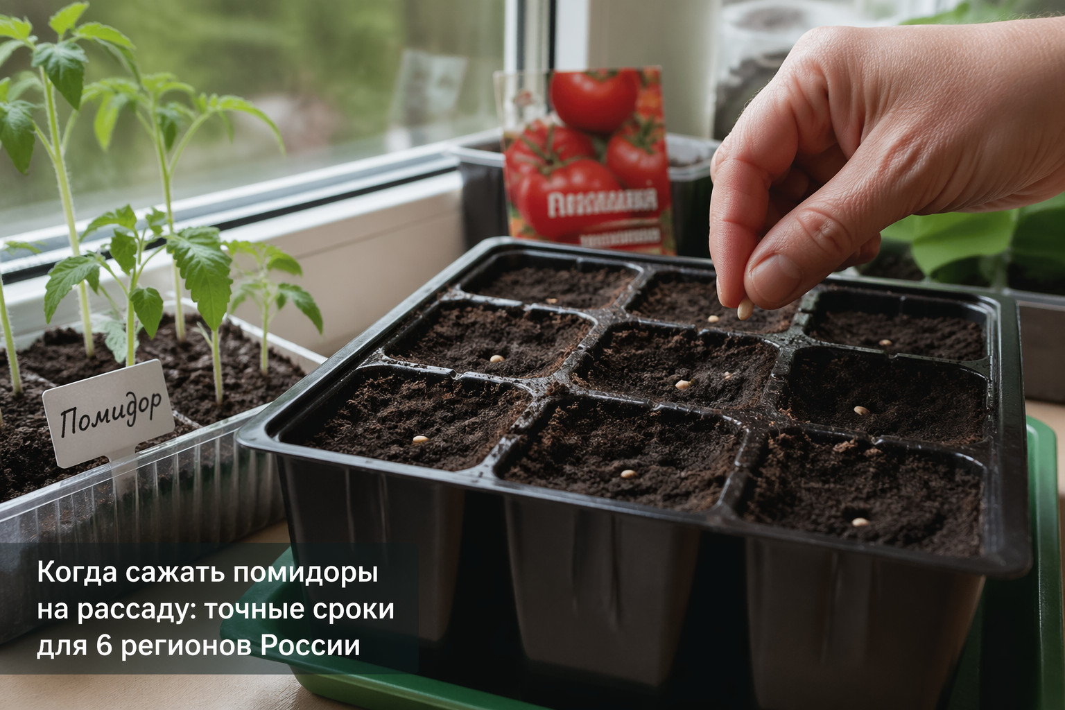 Когда сажать помидоры на рассаду: точные сроки для 6 регионов России