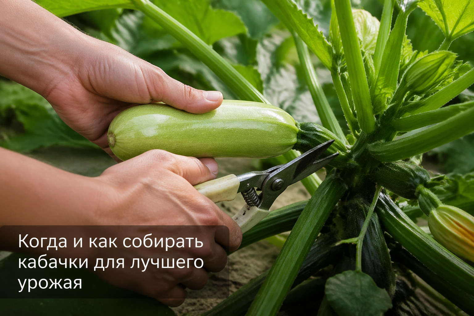 Когда и как собирать кабачки для лучшего урожая