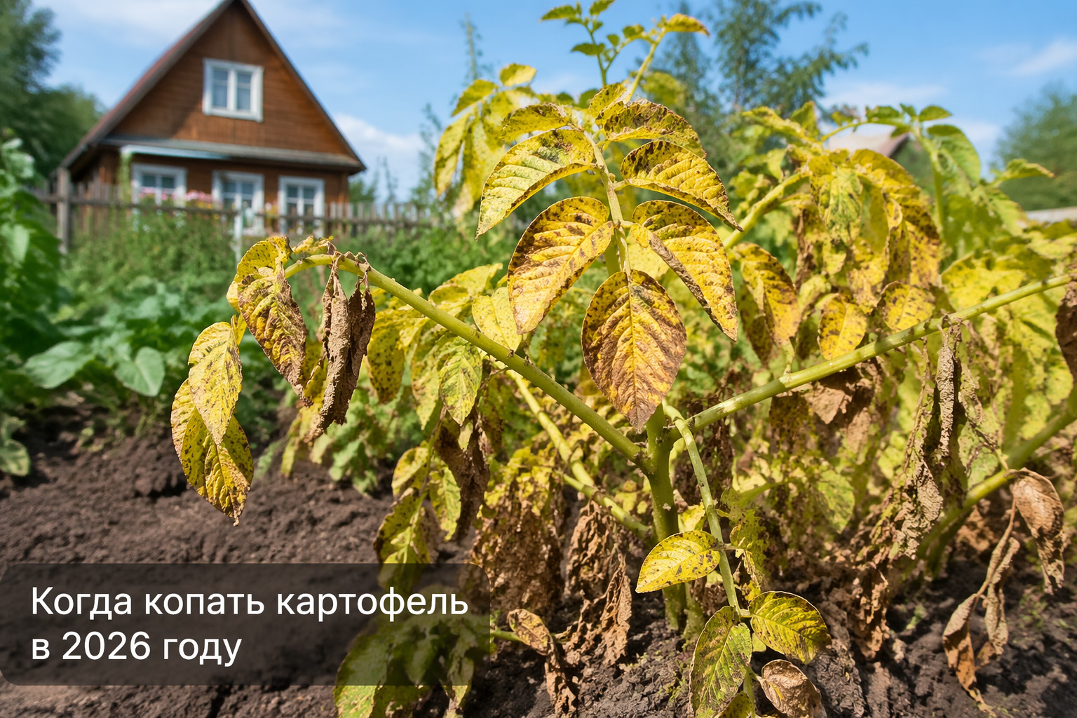 Когда копать картофель в 2026 году