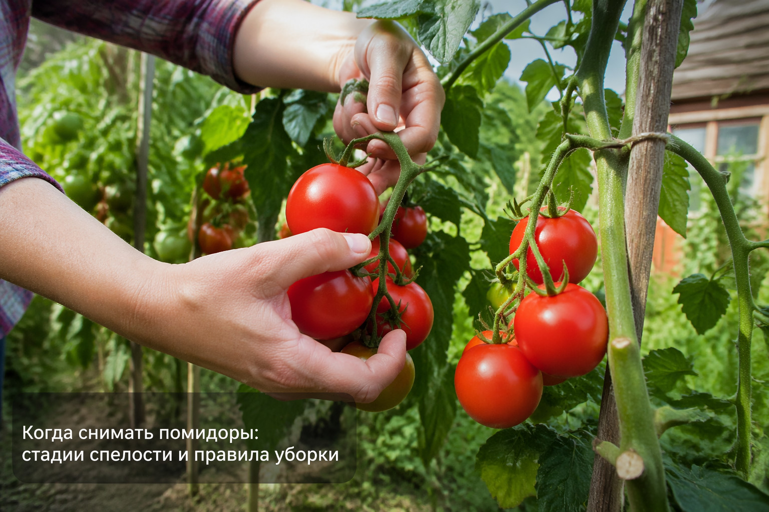 Когда снимать помидоры: стадии спелости и правила уборки