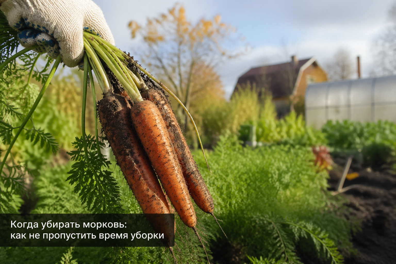 Когда убирать морковь: как не пропустить время уборки