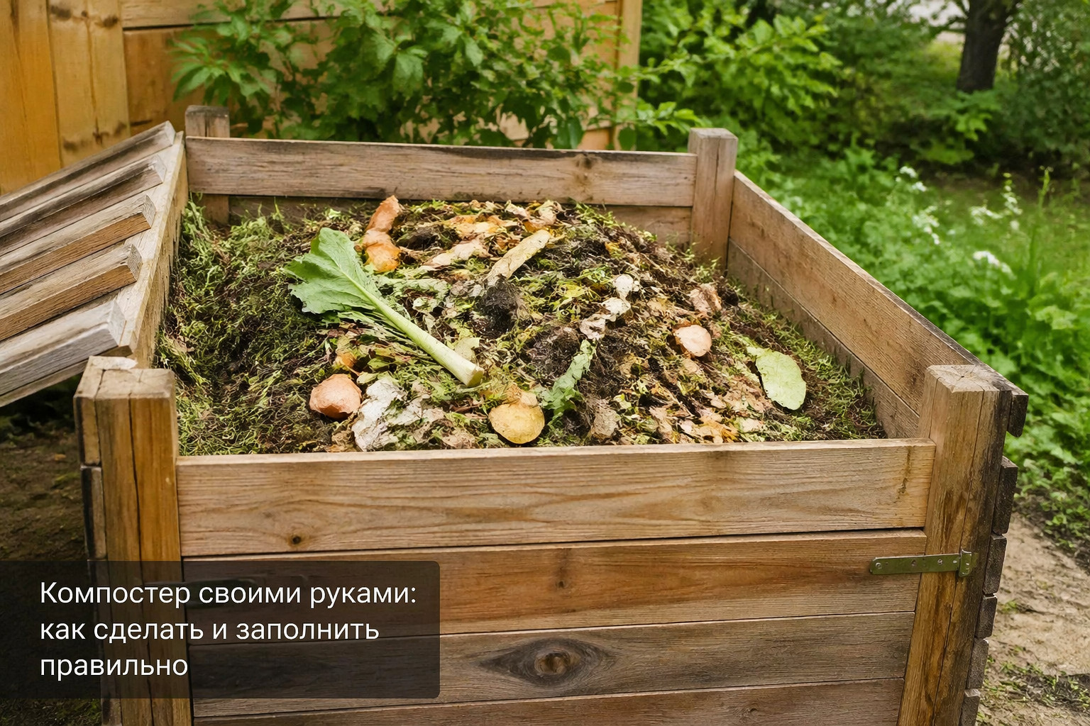 Компостер своими руками: как сделать и заполнить правильно