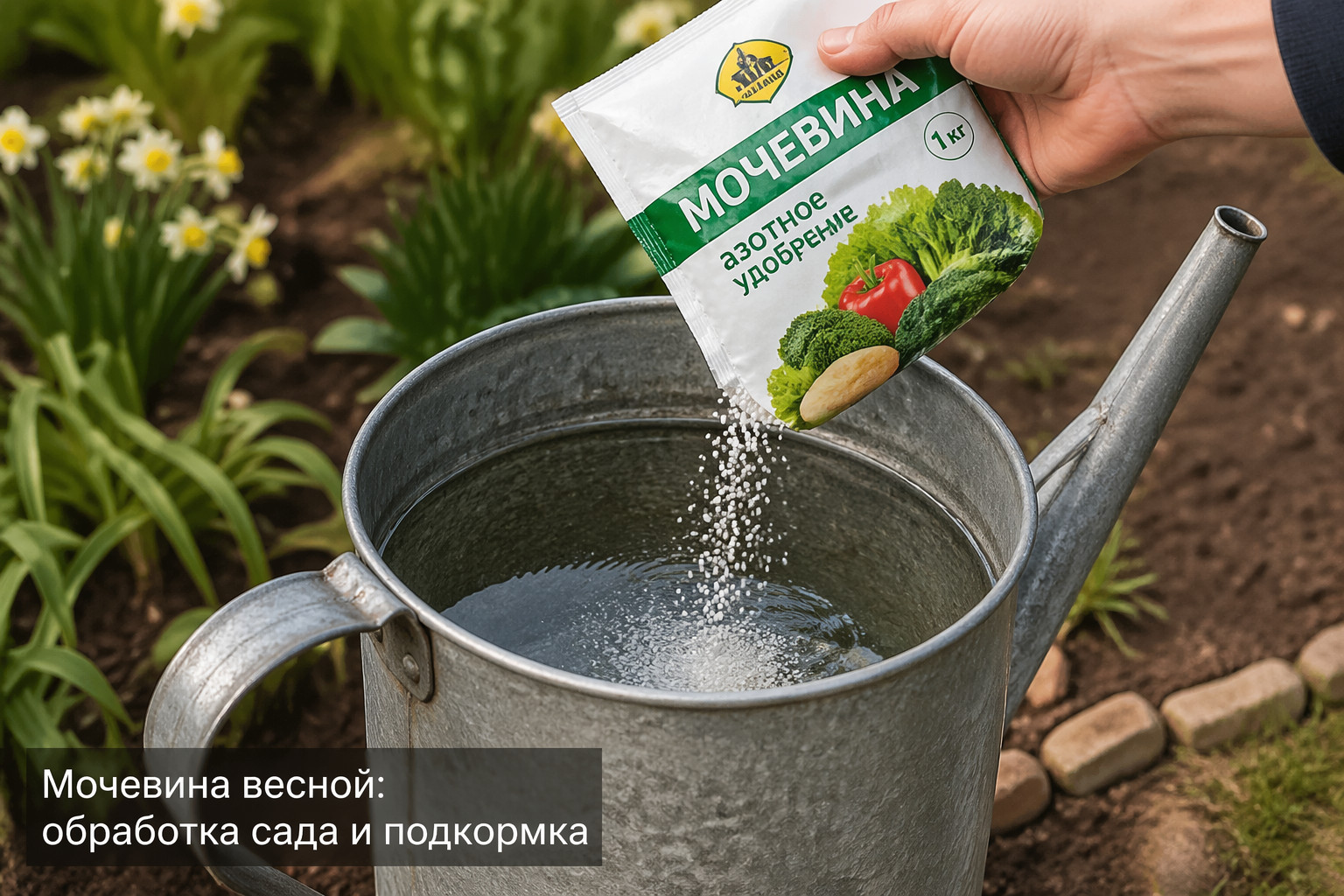 Мочевина весной: обработка сада и подкормка