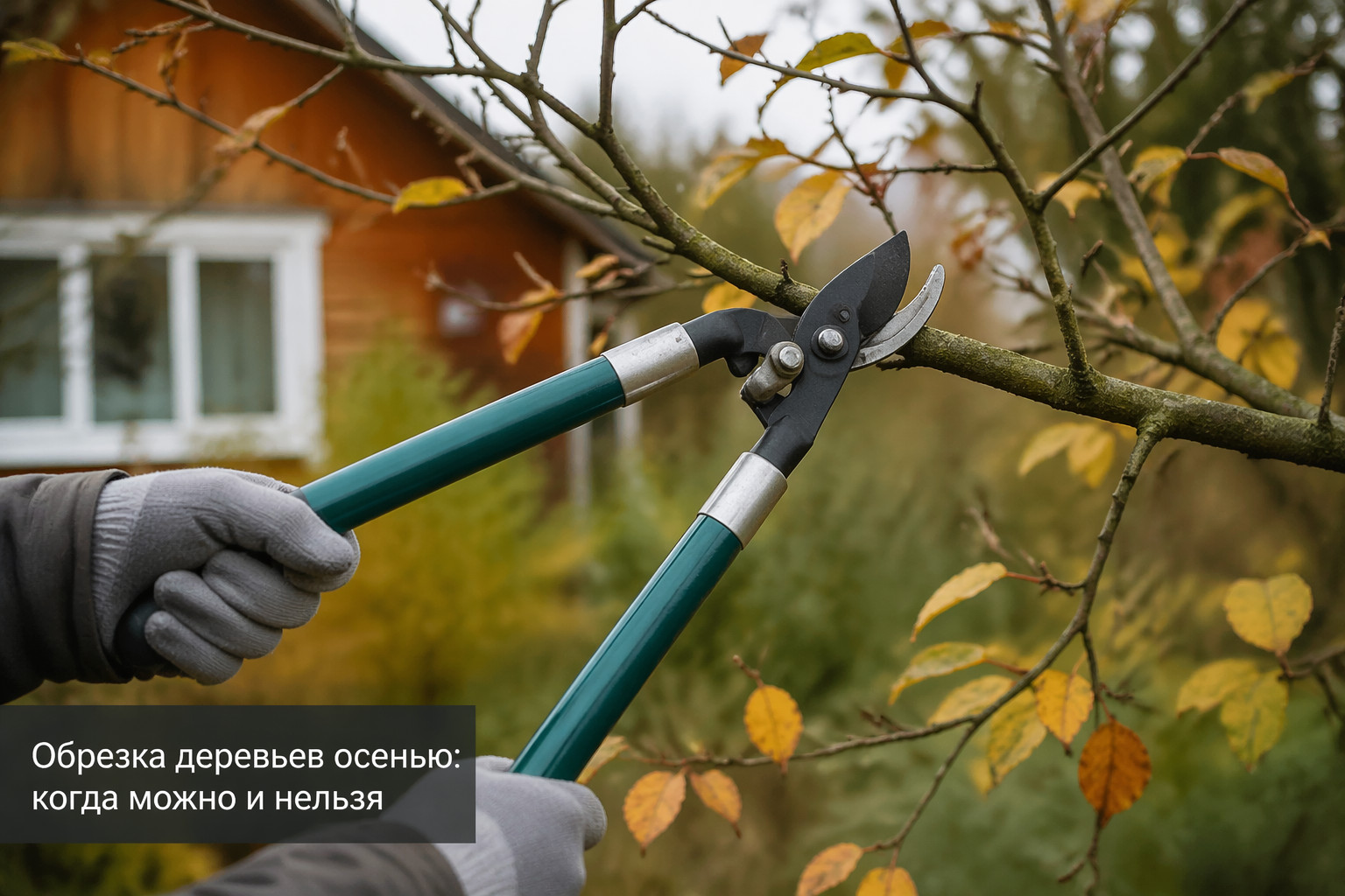 Обрезка деревьев осенью: когда можно и нельзя