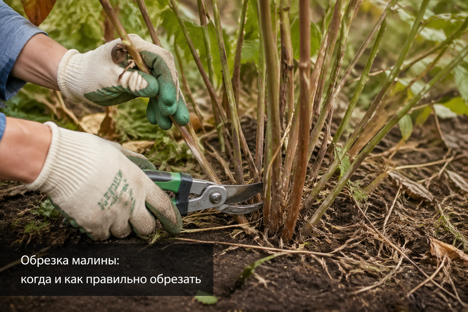 Обрезка малины: когда и как правильно обрезать