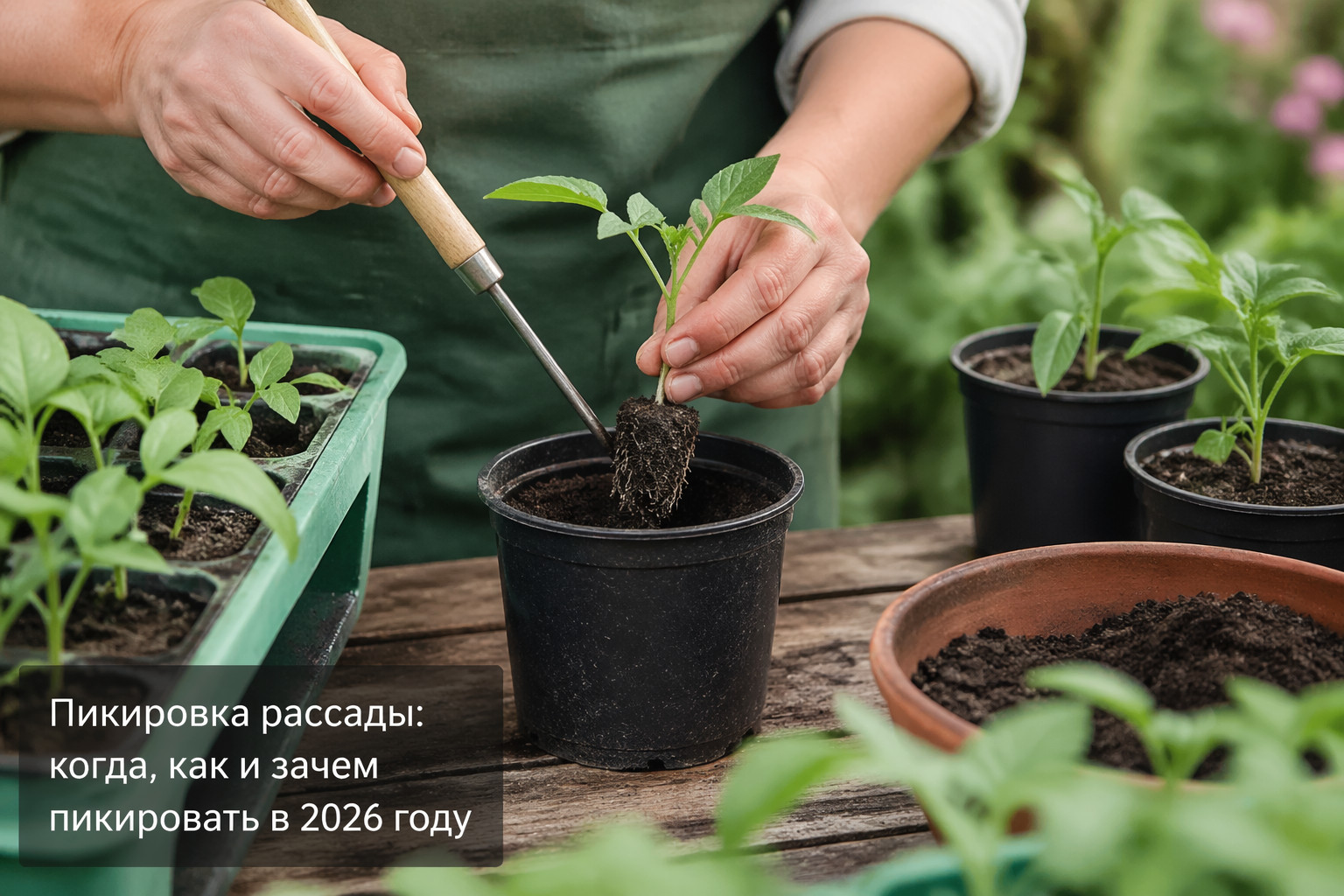 Пикировка рассады: когда, как и зачем пикировать в 2026 году