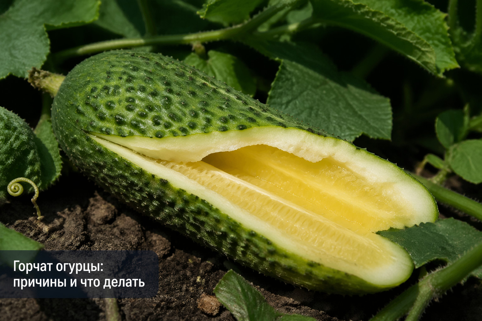 Горчат огурцы: причины и что делать