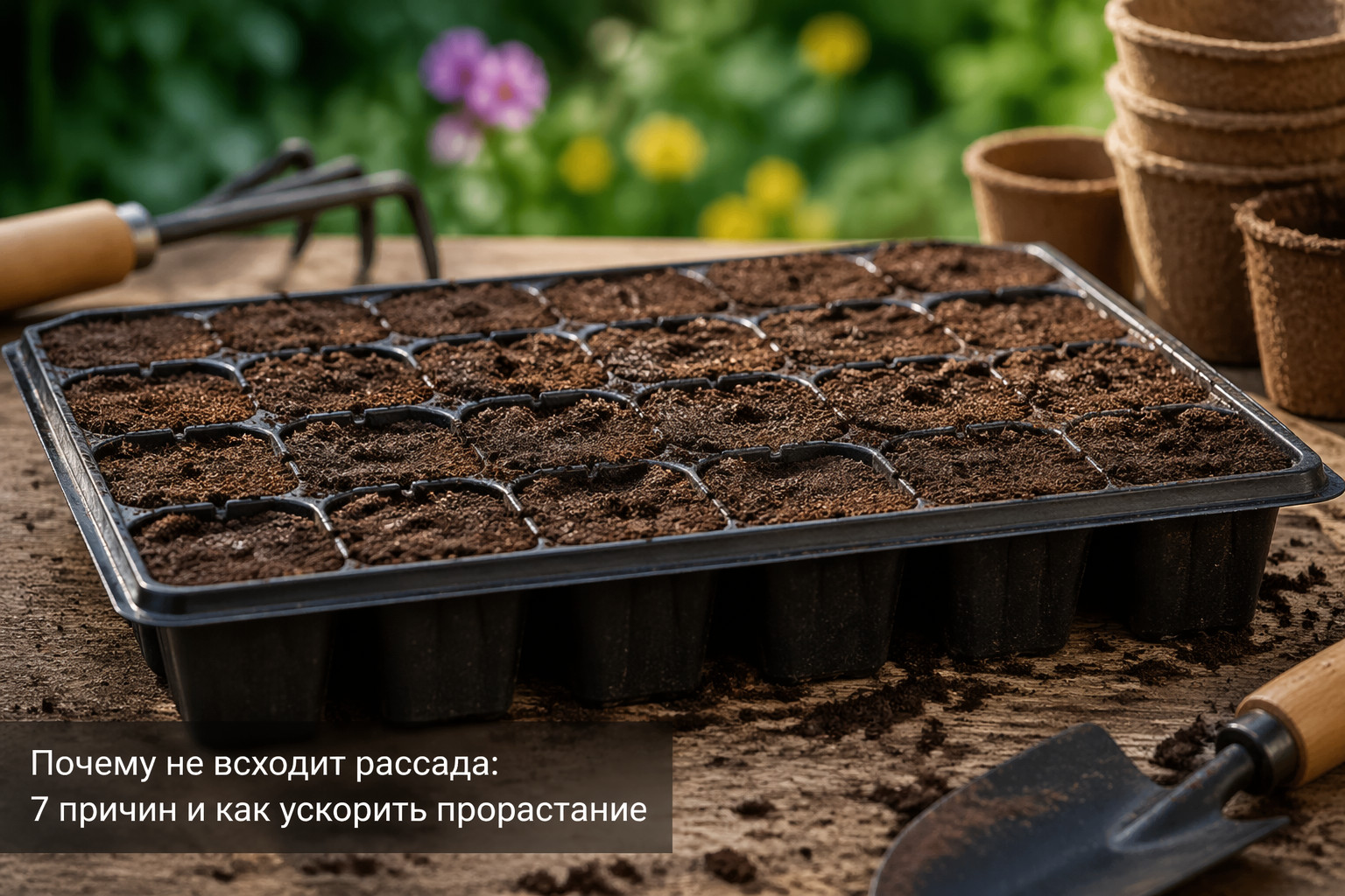 Почему не всходит рассада: 7 причин и как ускорить прорастание