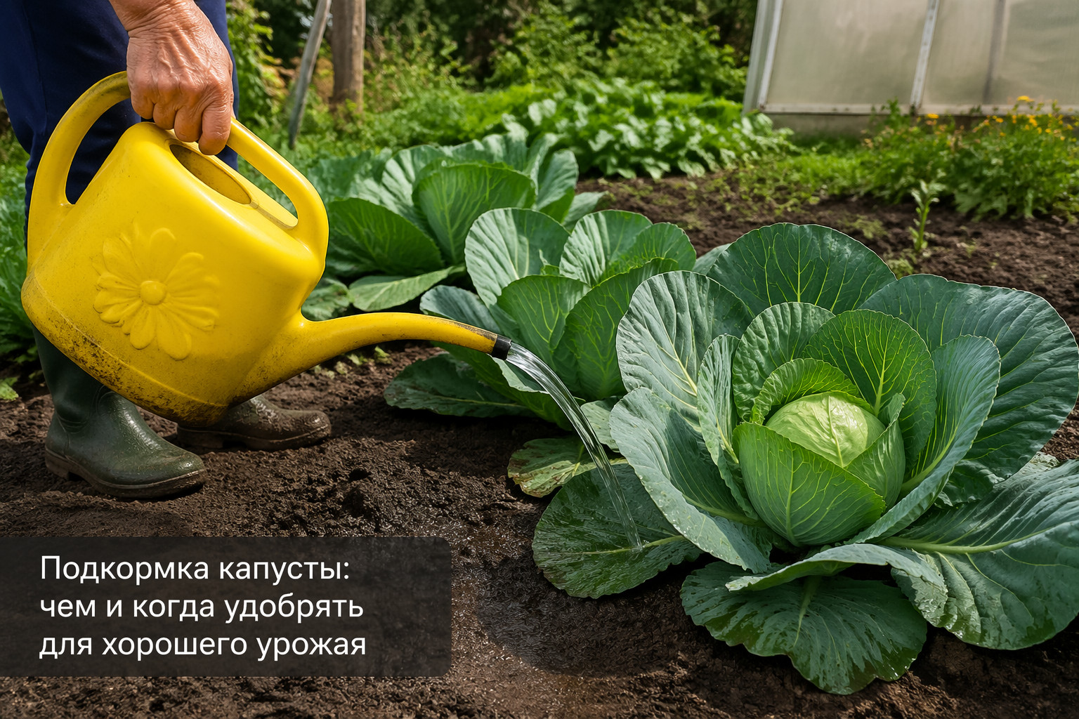 Подкормка капусты: чем и когда удобрять для хорошего урожая
