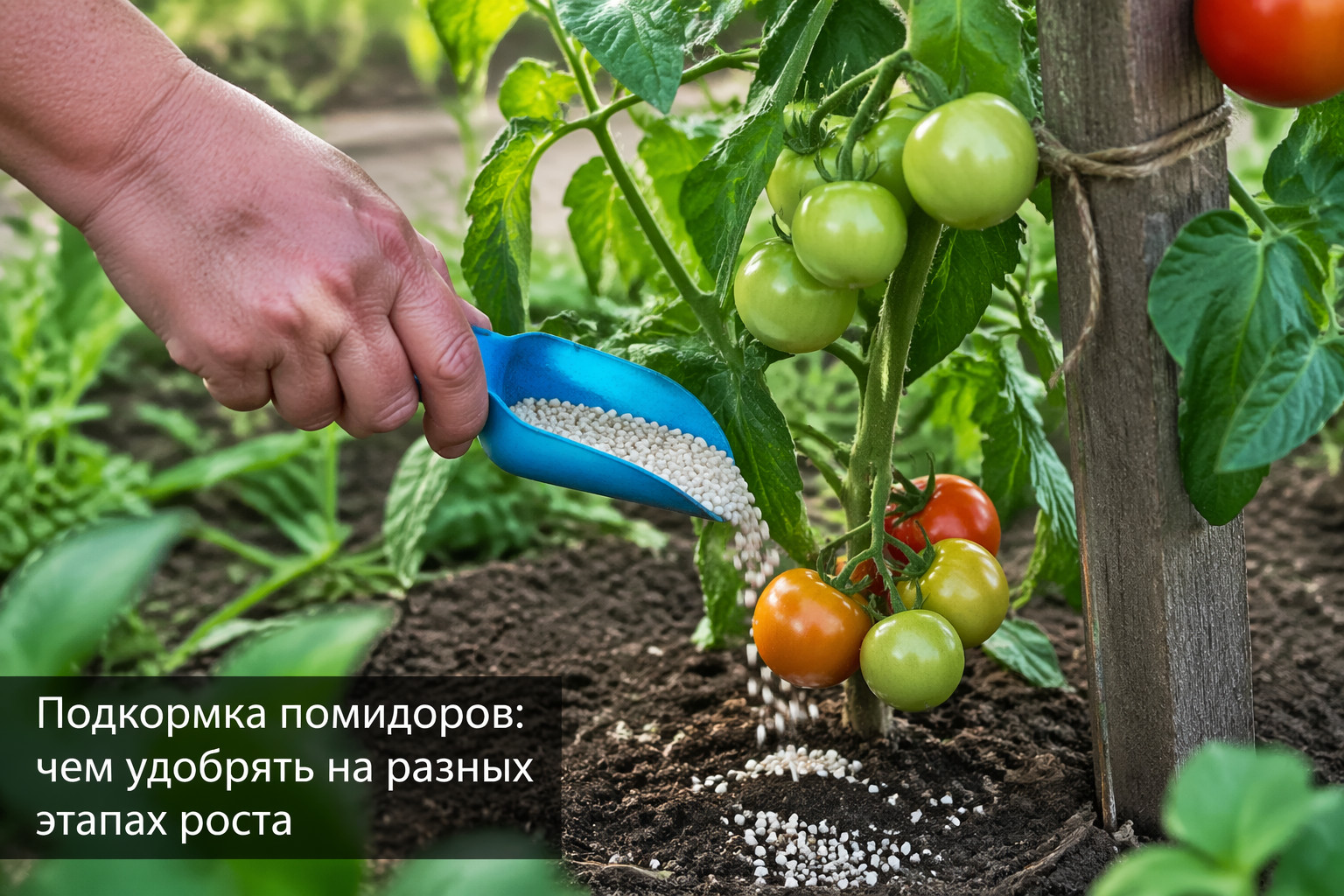 Подкормка помидоров: чем удобрять на разных этапах роста