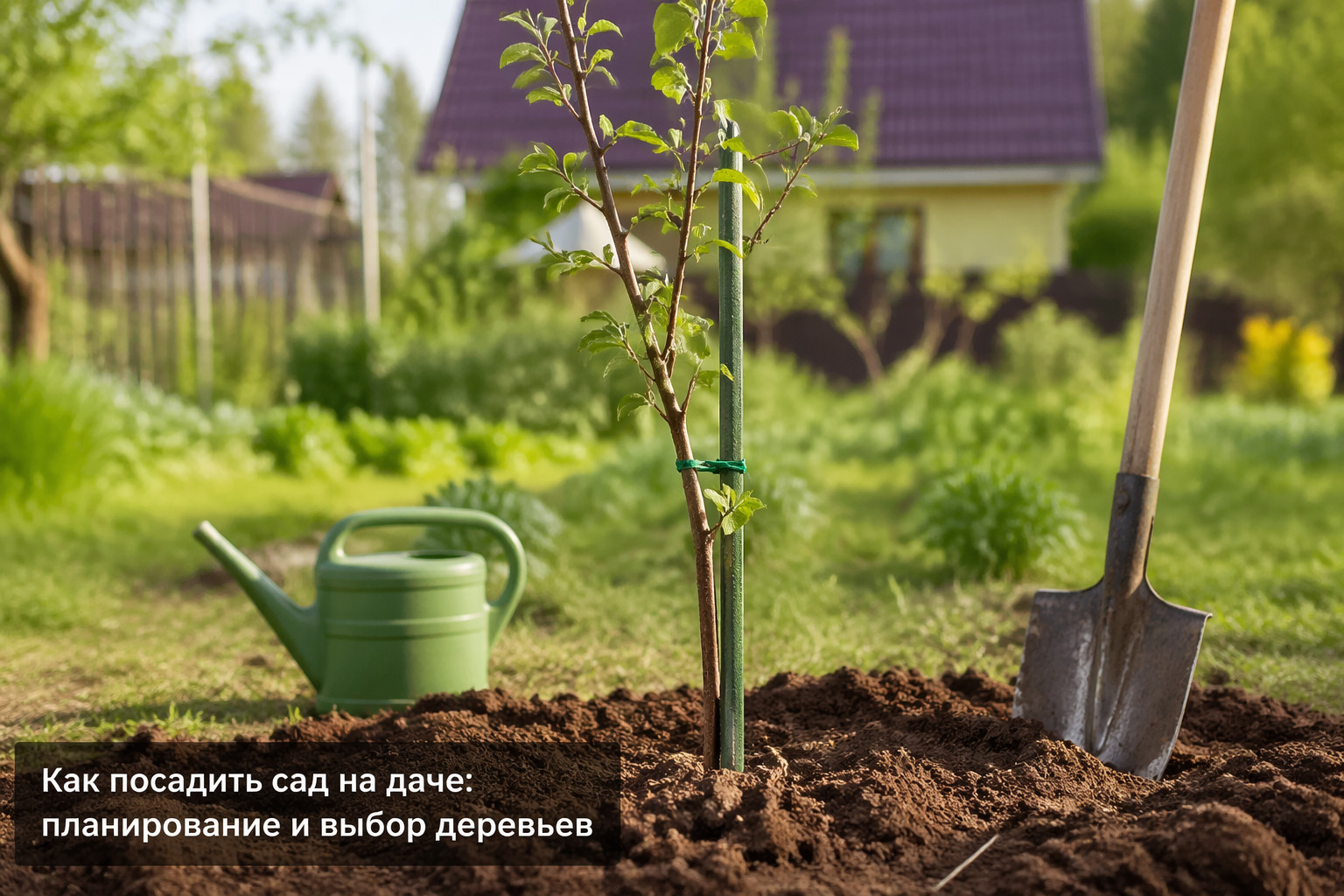 Как посадить сад на даче: планирование и выбор деревьев