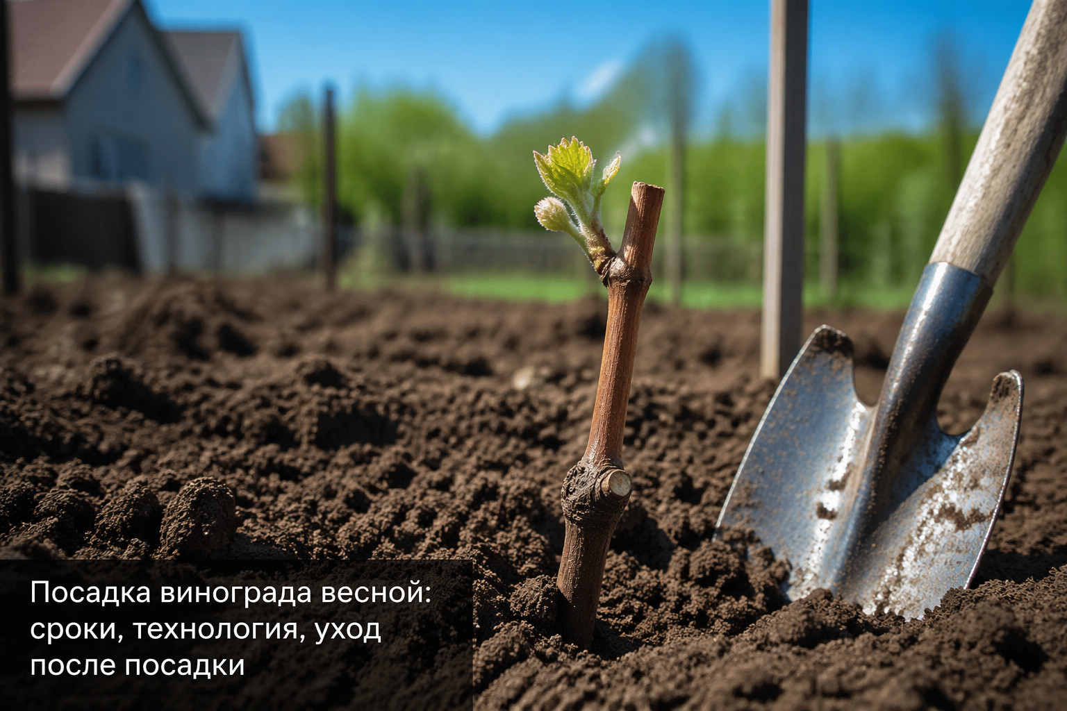 Посадка винограда весной: сроки, технология, уход после посадки