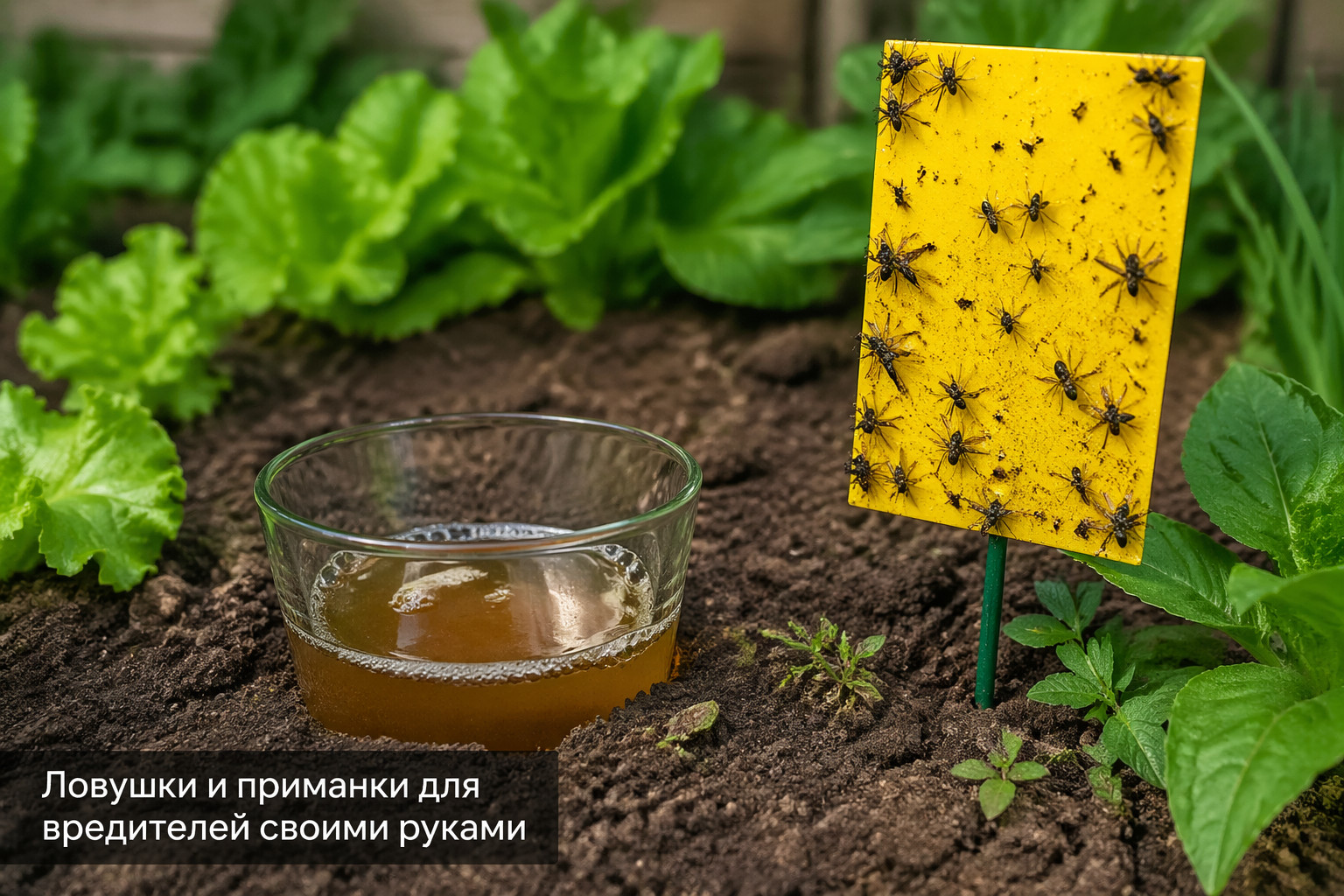 Ловушки и приманки для вредителей своими руками