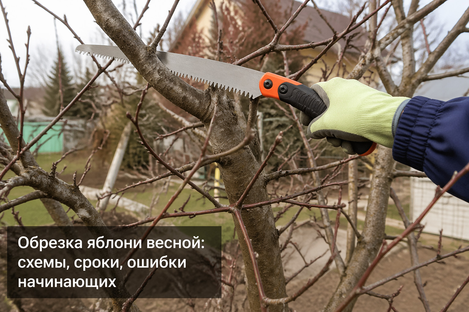 Обрезка яблони весной: схемы, сроки, ошибки начинающих