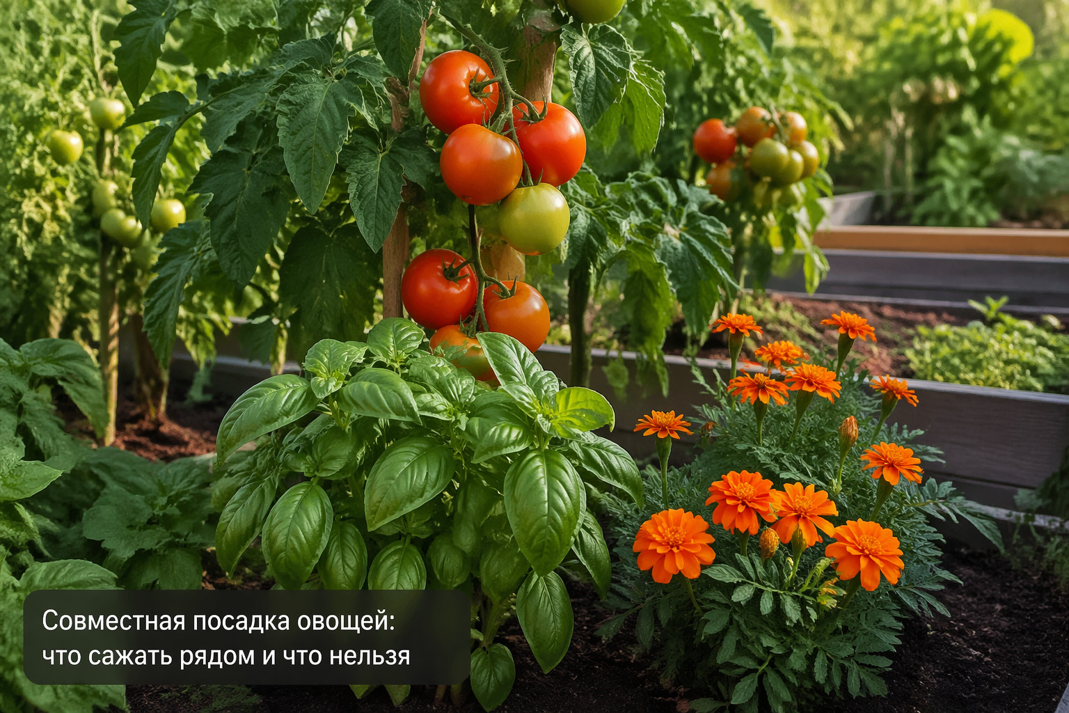 Совместная посадка овощей: что сажать рядом и что нельзя
