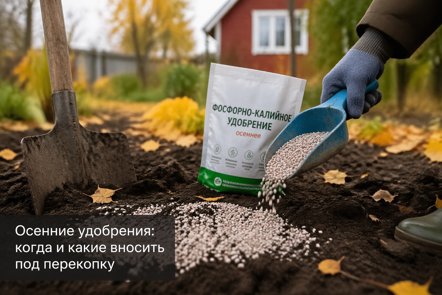 Осенние удобрения: когда и какие вносить под перекопку