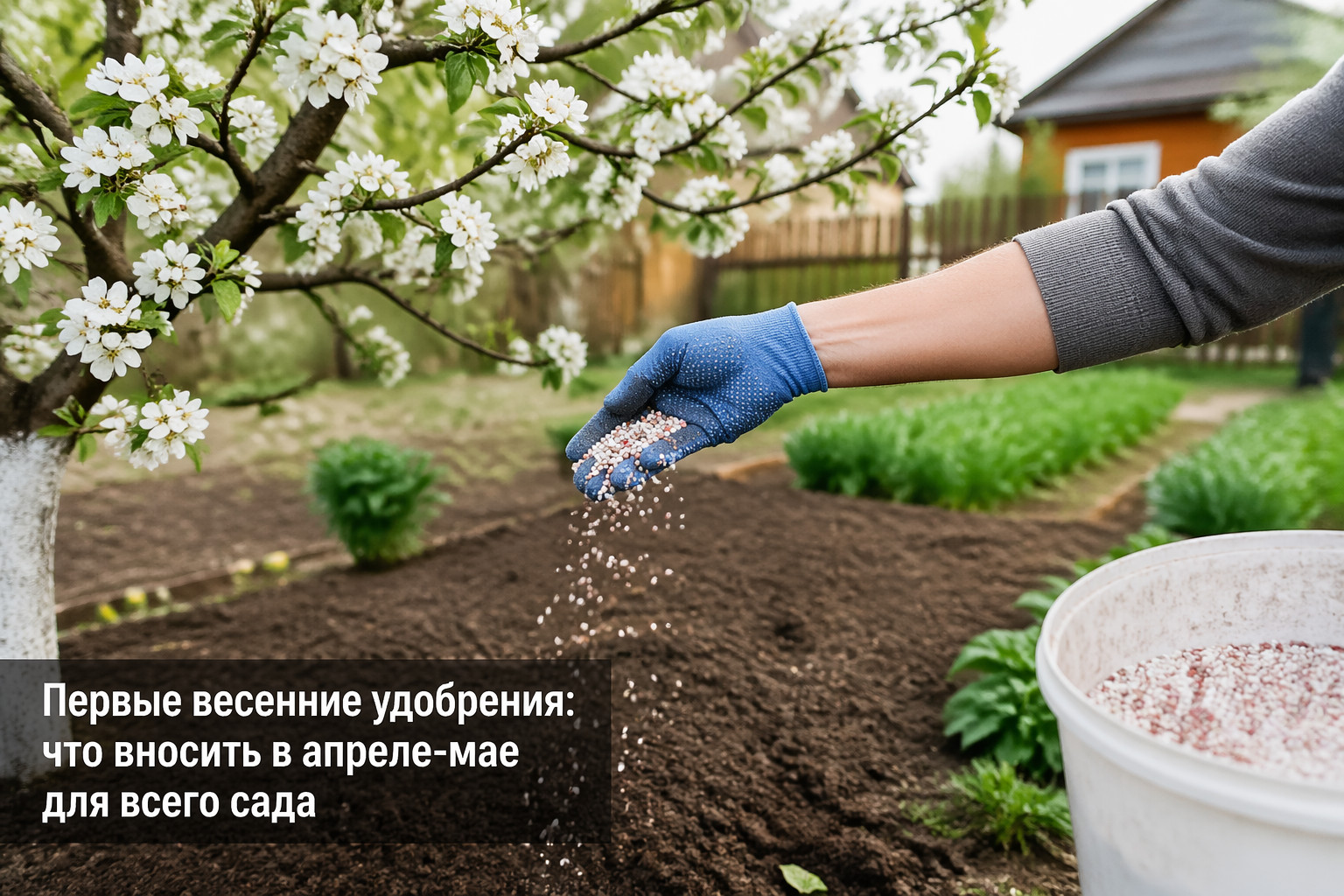 Первые весенние удобрения: что вносить в апреле-мае для всего сада