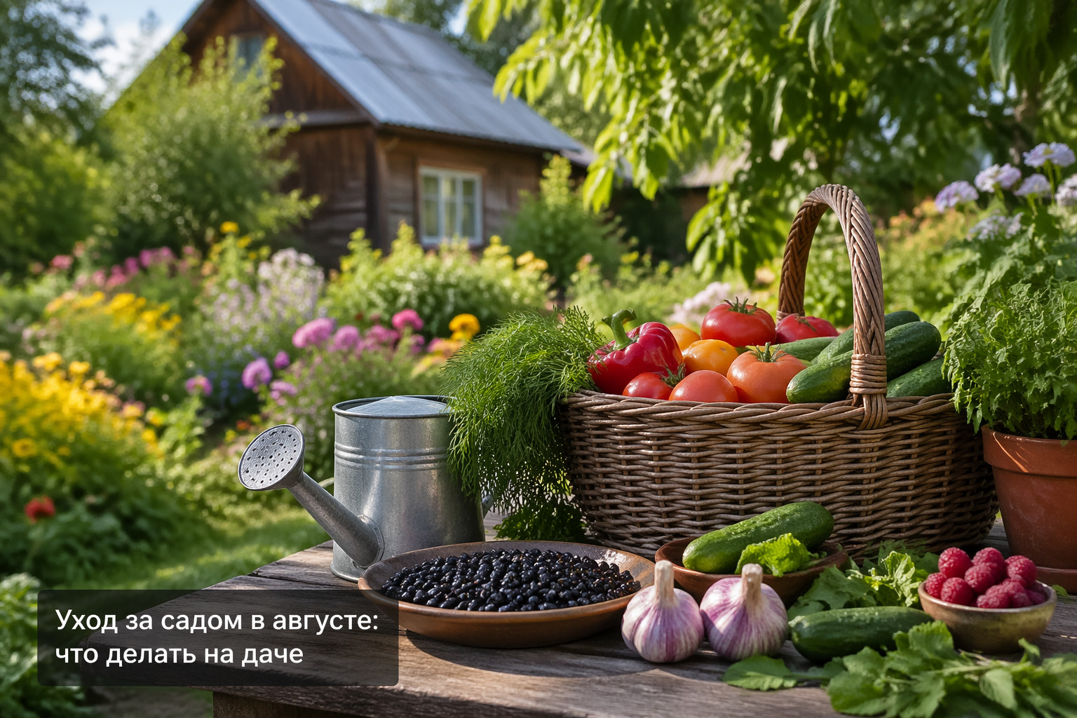 Уход за садом в августе: что делать на даче