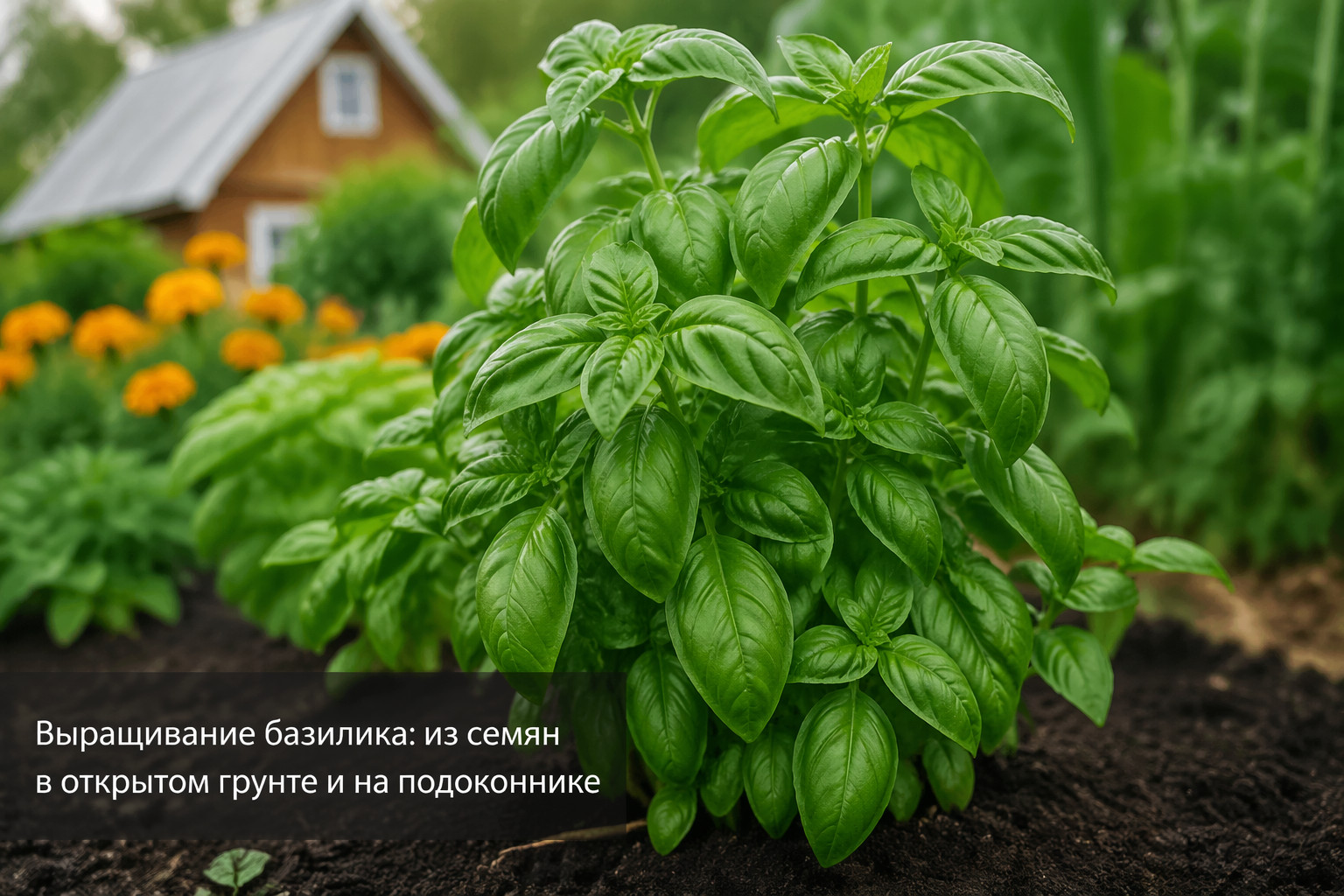 Выращивание базилика: из семян в открытом грунте и на подоконнике