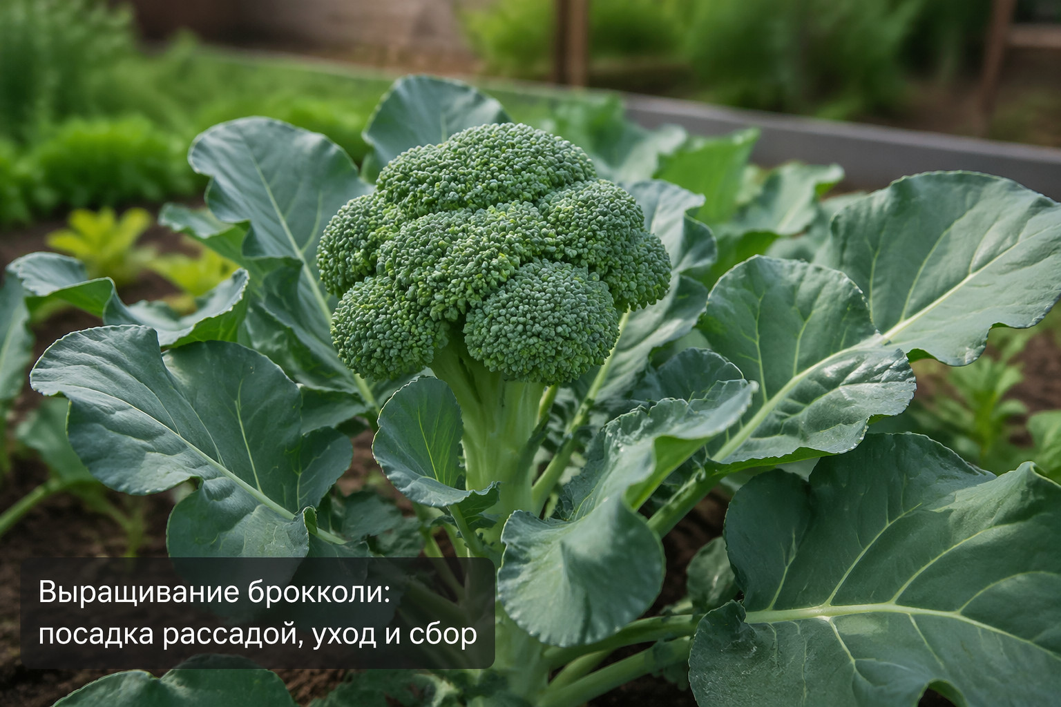 Выращивание брокколи: посадка рассадой, уход и сбор