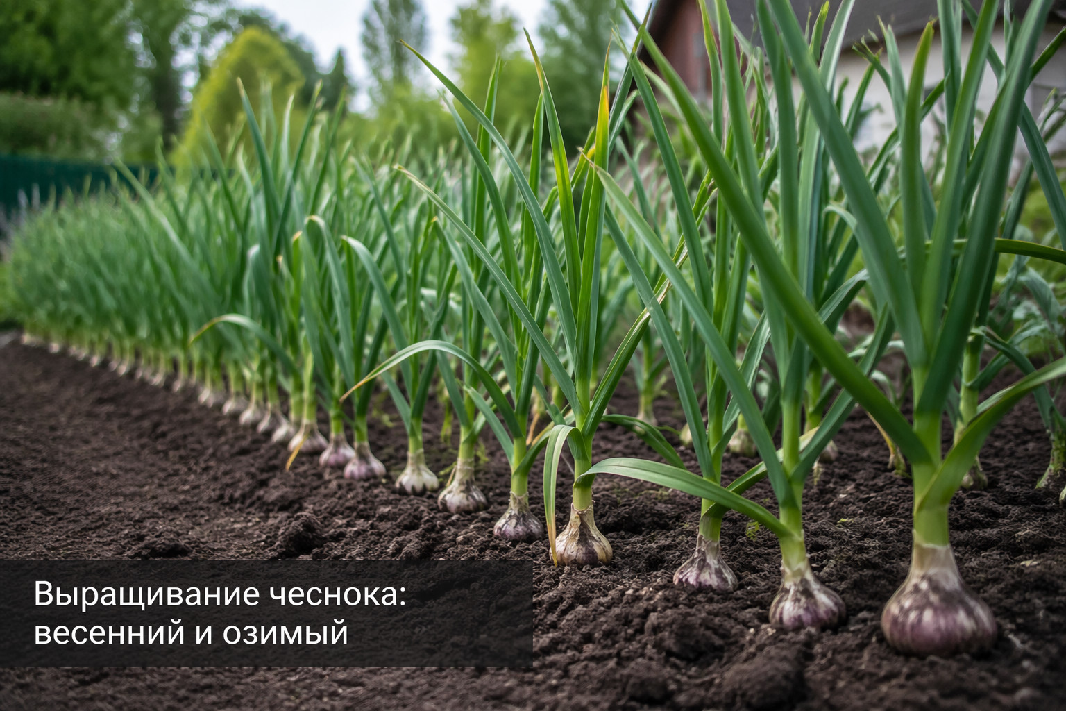 Выращивание чеснока: весенний и озимый