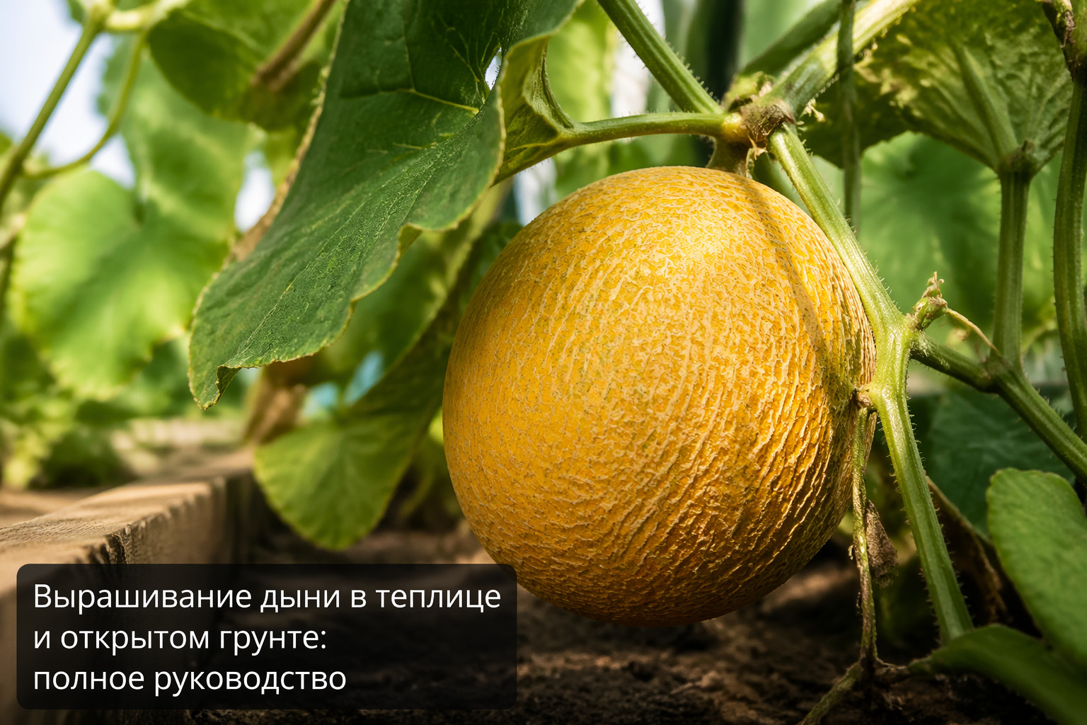 Выращивание дыни в теплице и открытом грунте: полное руководство