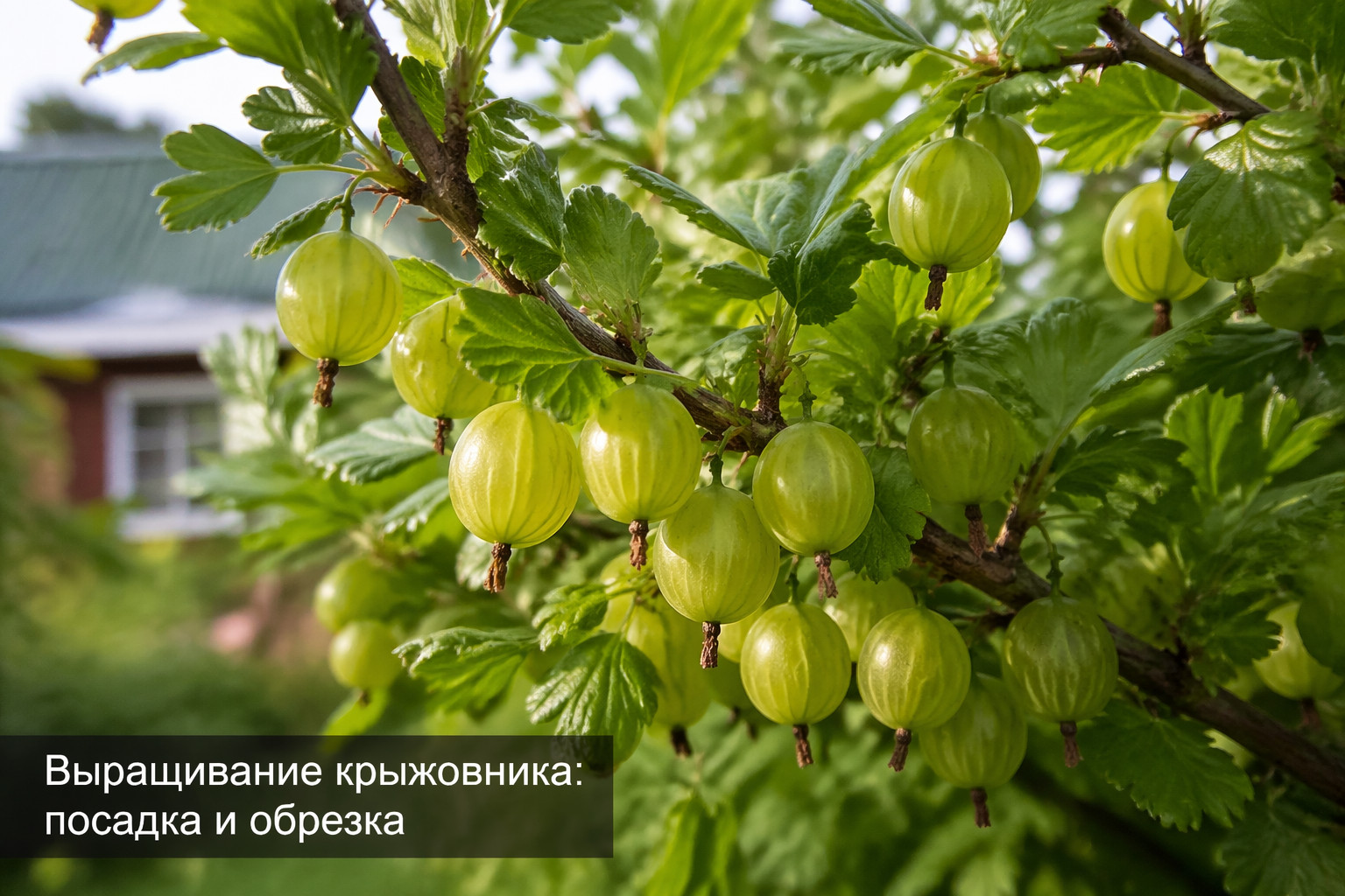 Выращивание крыжовника: посадка и обрезка