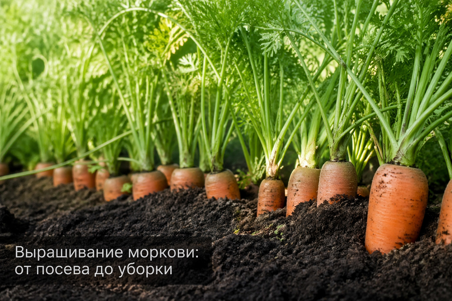 Выращивание моркови: от посева до уборки