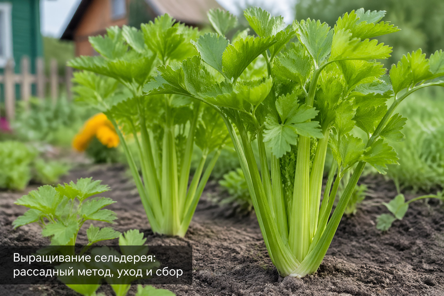 Выращивание сельдерея: рассадный метод, уход и сбор