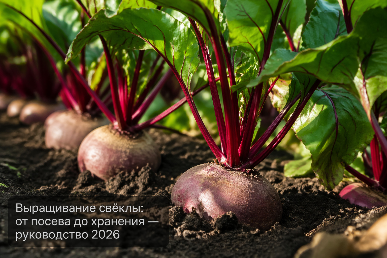 Выращивание свёклы: от посева до хранения — руководство 2026