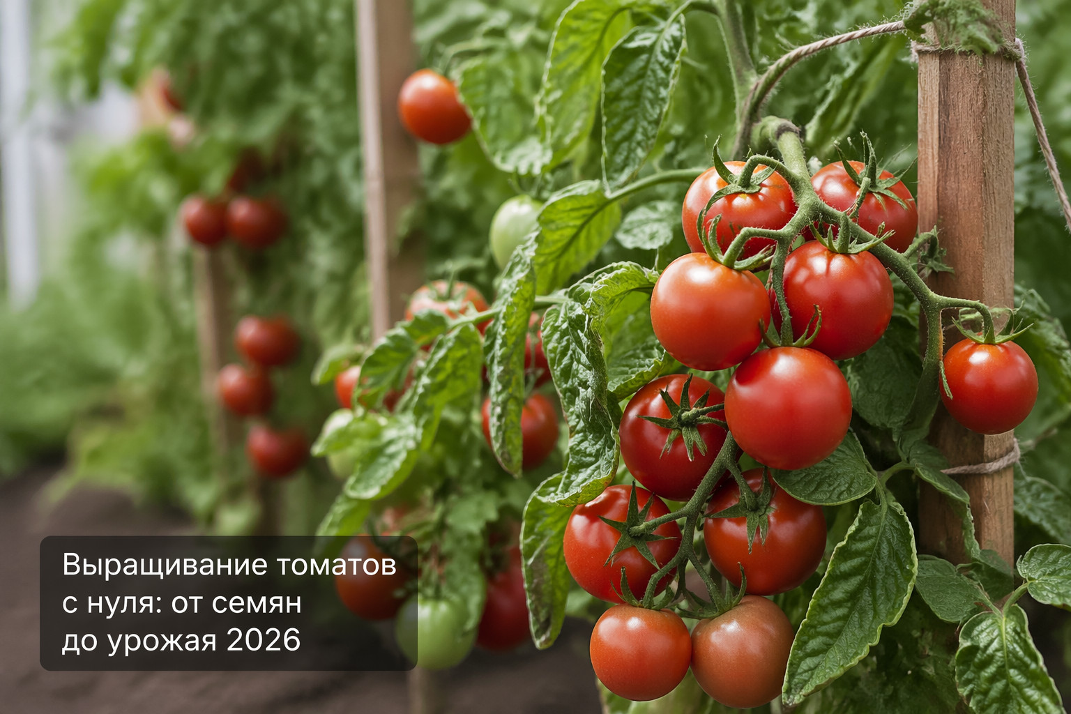 Выращивание томатов с нуля: от семян до урожая 2026