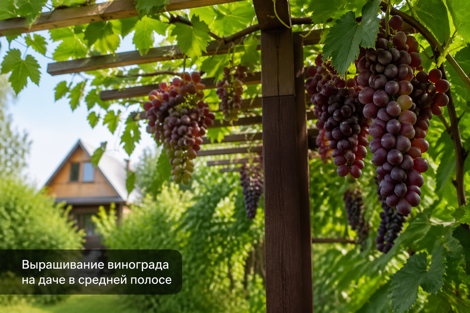 Выращивание винограда на даче в средней полосе